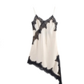 Elegant Lace Asymmetric Suspender Dress
