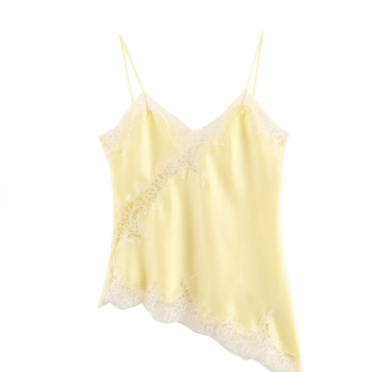 Elegant Lace Asymmetric Suspender Dress