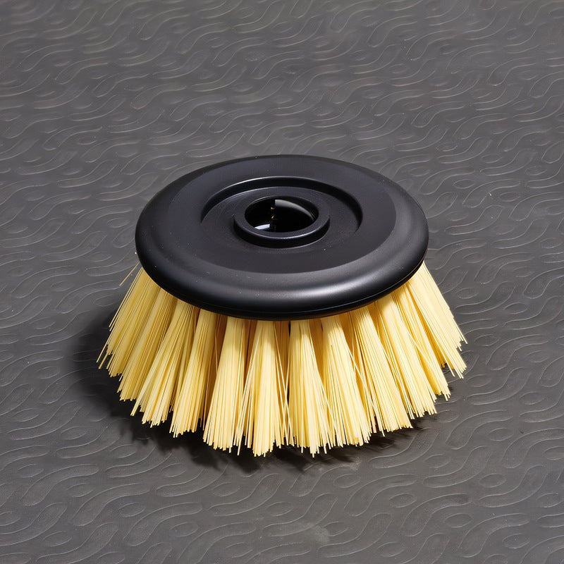 Automatic Liquid Dispensing Pot Cleaning Brush with Interchangeable Heads