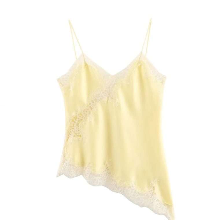 Elegant Lace Asymmetric Suspender Dress