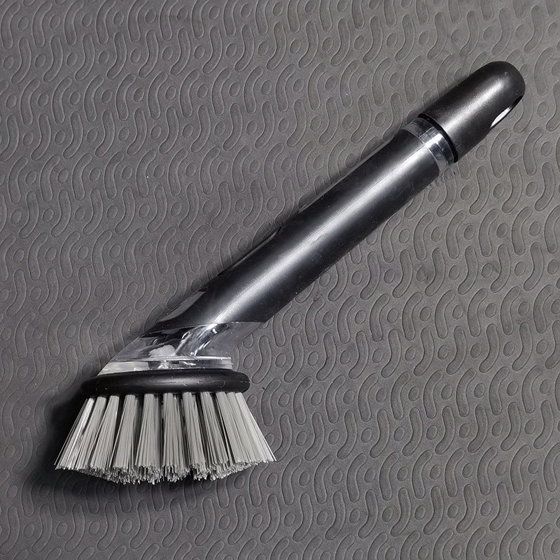Automatic Liquid Dispensing Pot Cleaning Brush with Interchangeable Heads