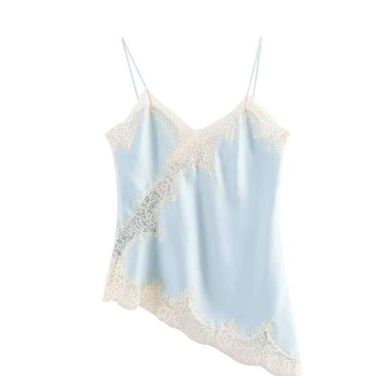 Elegant Lace Asymmetric Suspender Dress
