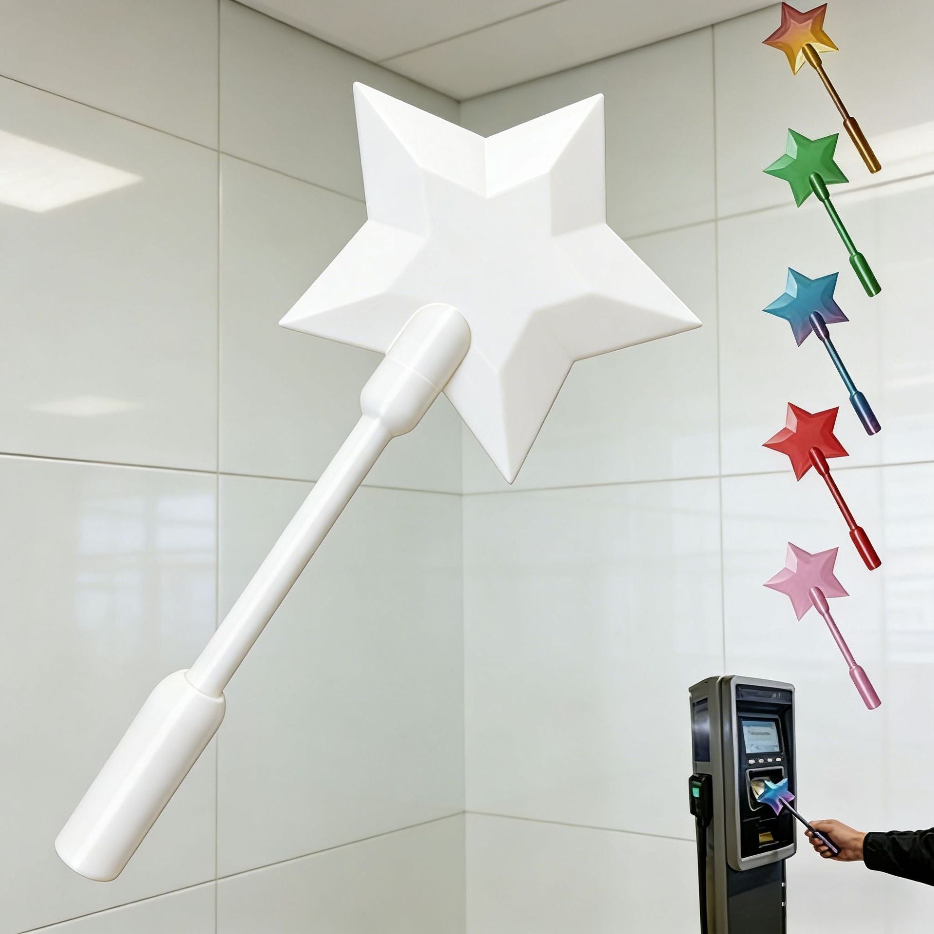 3D Printed Starlight Magic Wand Contactless Payment Card Holder