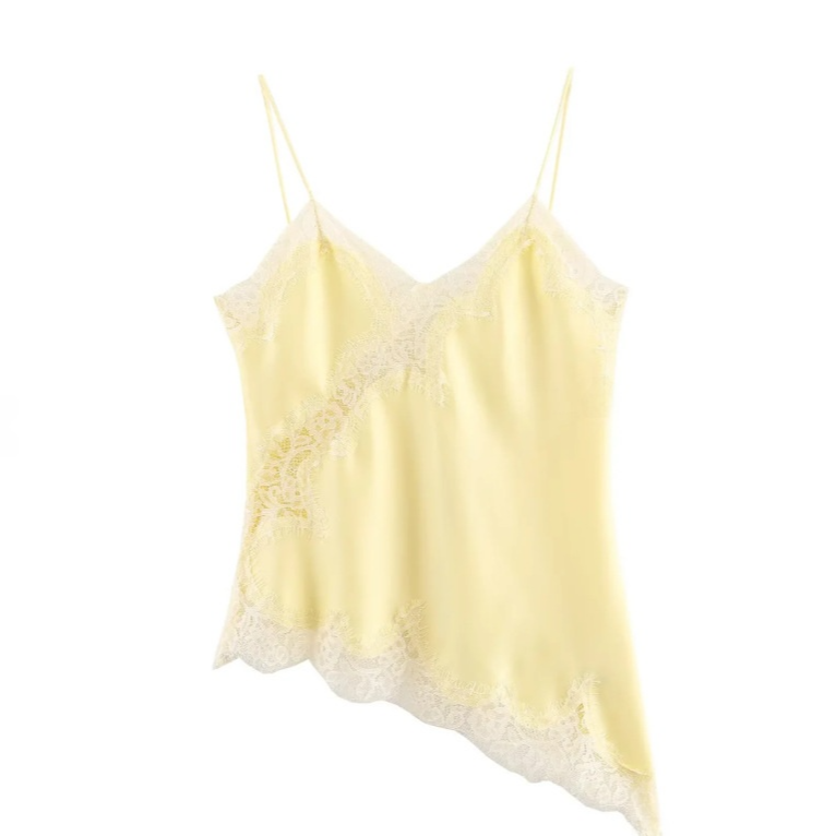 Elegant Lace Asymmetric Suspender Dress