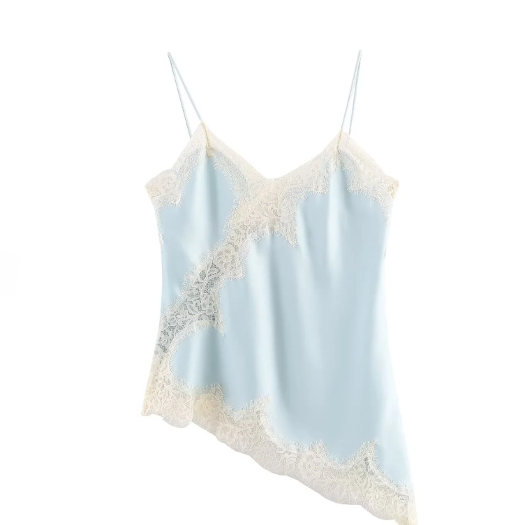Elegant Lace Asymmetric Suspender Dress